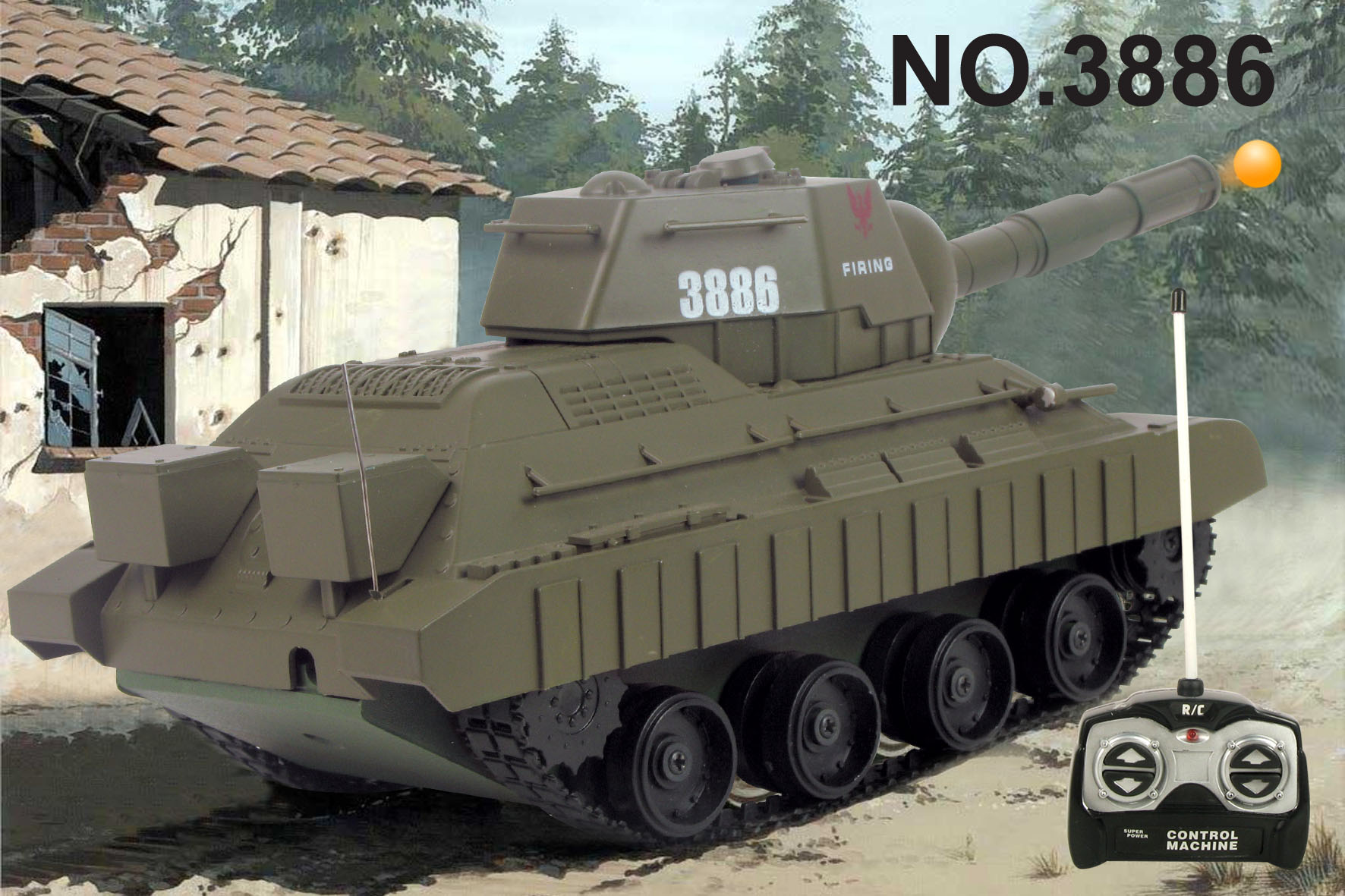 厂家直销3886A遥控坦克
