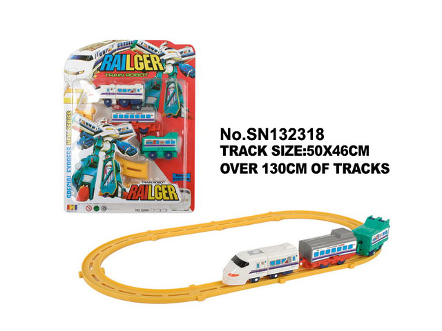 高速变形电动轨道火车 （ABS原料）SN132318