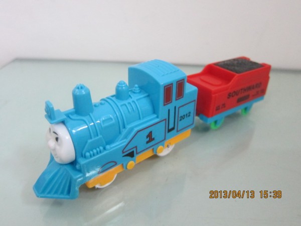 托马斯回力火车拖一节车厢 玩具