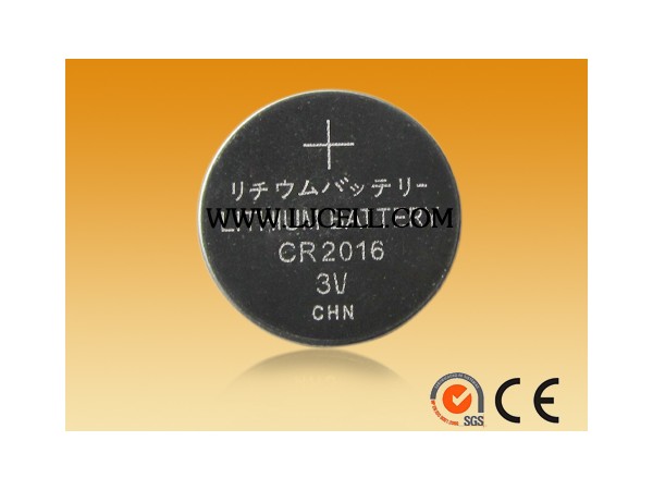 大量供应 锂锰纽扣电池 CR2016电池 环保型CR2016