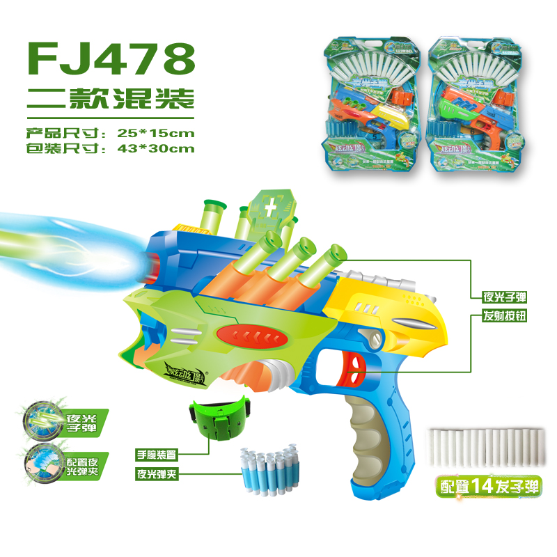炫动幻影玩具枪系列-变幻式软弹枪FJ478