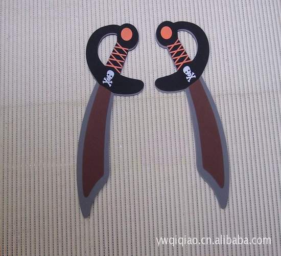 EVA玩具刀剑厂家生产，EVA一次成型EVA制品刀剑盾牌
