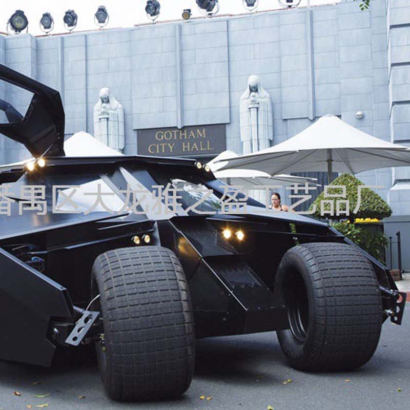 影视人物雕塑厂家 电影人物蝙蝠侠战车