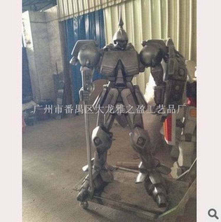 厂家直销免模具新款仿金属变形金刚盔甲战士机器人（颜色可定制）