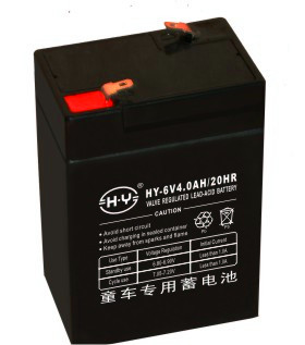 生产供应电动童车蓄电池6V4童车专用电池