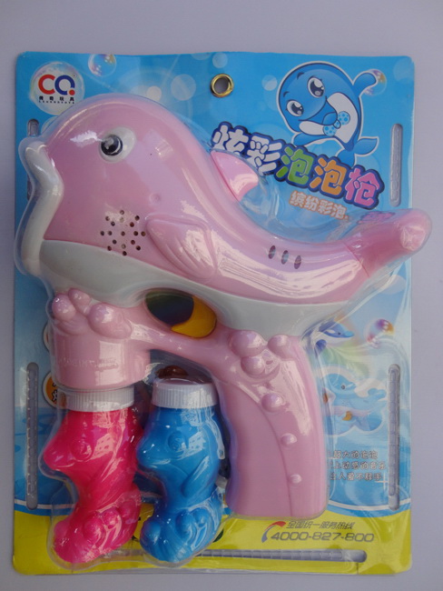 海豚全自动泡泡枪（实色）9803