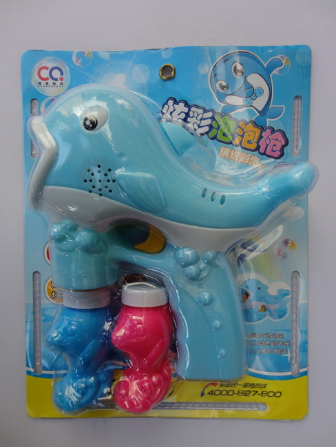 海豚全自动泡泡枪（实色）9803