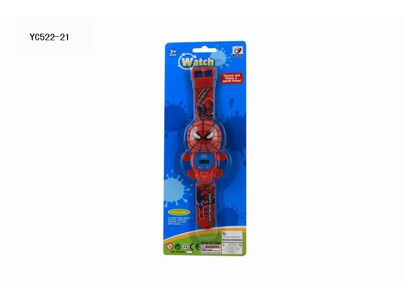 YC522-21神奇蜘蛛侠变形公仔电子手表