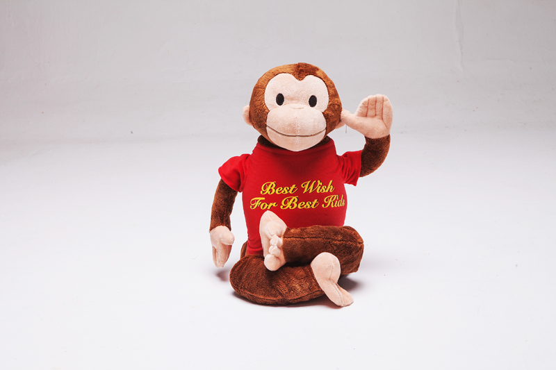 红猴子CG102 玩具、 靠垫、 毯子 三合一多功能毛绒玩具