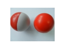 供应优质双色PU发泡球 PU双色半球 双色弹力球