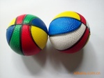 供应PU彩色篮球 PU篮球 发泡pu玩具球 玩具发泡球