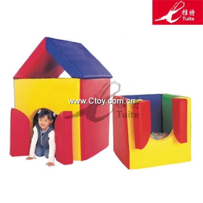 彩色小房子幼儿玩具屋 小屋软体乐园多功能球池