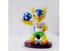 批发销售巴西世界杯纪念品吉祥物公仔摆件“福来哥”“犰狳”玩具