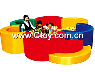 供应MX-20503莲花形海洋球池-名欣游乐儿童大型玩具