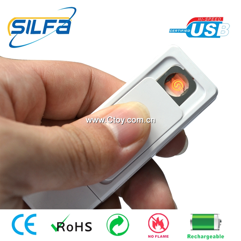 供应思发塑料充电打火机 充电USB打火机创意新产品