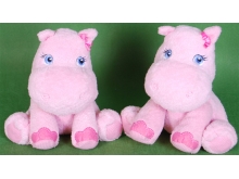Pink deer plush 粉红可爱鹿毛绒玩具