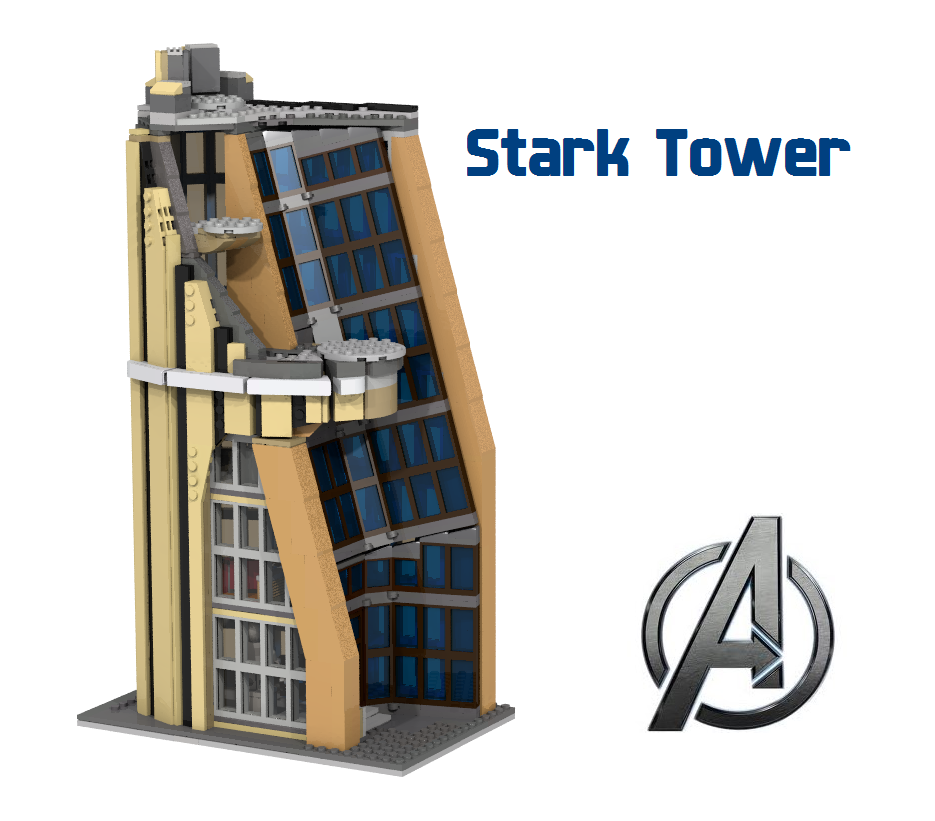 《钢铁侠》系列中的"斯塔克塔"(stark tower).
