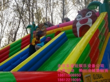 北京游乐设备海洋球池出租，充气滑梯租赁