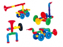 选择MX-20012喇叭车积木，信赖名欣幼儿园桌面玩具