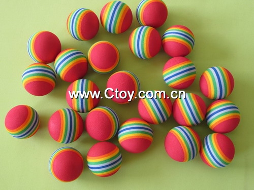东莞和兴厂家生产EVA软体玩具球，EVA沙滩球，EVA泡沫球