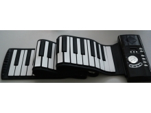 折叠式手卷钢琴、便携式硅胶钢琴、88键手卷电子琴厂家批发