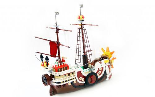 乐高海贼王桑尼号让小路飞带你扬帆启舵