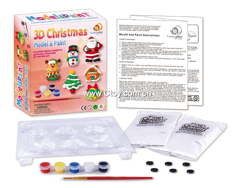 圣诞礼物石膏DIY彩绘HD100141