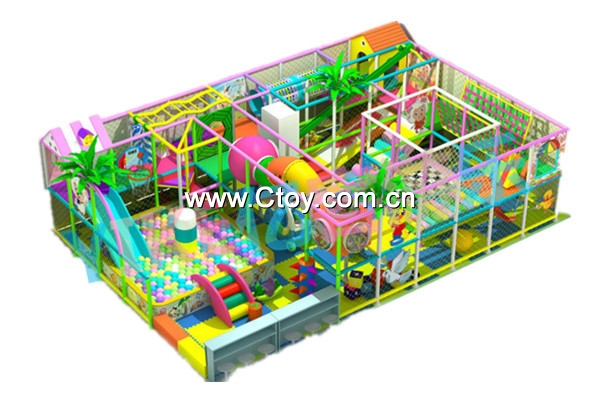 【专业生产】新型儿童乐园游乐设备 室内儿童淘气堡	儿童乐园