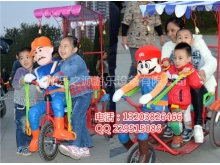 郑州机器人蹬车  儿童广场游乐车