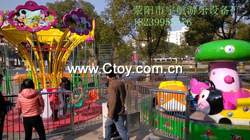 迷你小飞椅，瓢虫乐园，上海安装实图