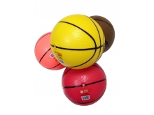 玩具球批发6寸彩色充气划线玩具篮球 加厚安全