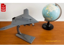 美军军事模型 仿真合金静态X-47B无人机模型批发厂家