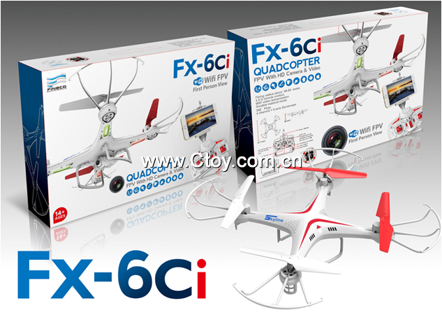 FX-6CI 30CM飞碟 带高清摄像头wifi航拍