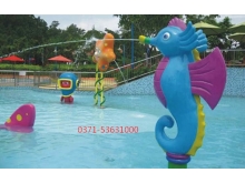 水上乐园喷水海马、水上游乐设施、儿童戏水设备