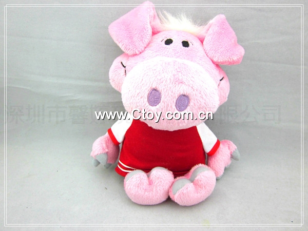 深圳厂家订做玩具 小猪公仔动物玩偶 商城赠品定制