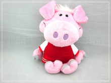 深圳厂家订做玩具 小猪公仔动物玩偶 商城赠品定制