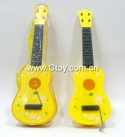 实色钢丝吉他红蓝黄三色混装JF040912