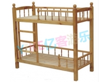 上下床双层床幼儿园专用床樟子松实木床带护栏二层实木床