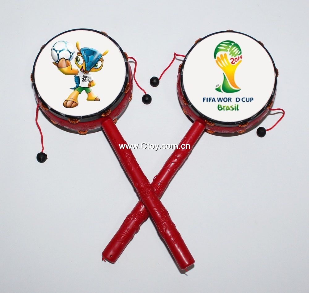 JF046930巴西世界杯拔浪鼓玩具