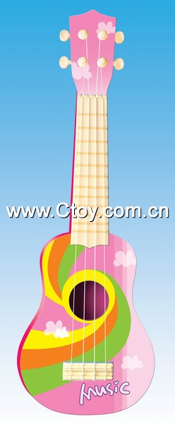 JF047826仿真吉他粉红色中文包装