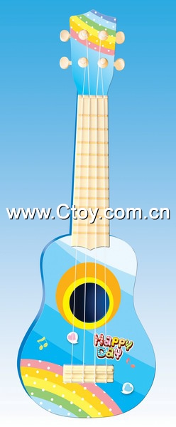 JF047827仿真吉他粉蓝色中文包装