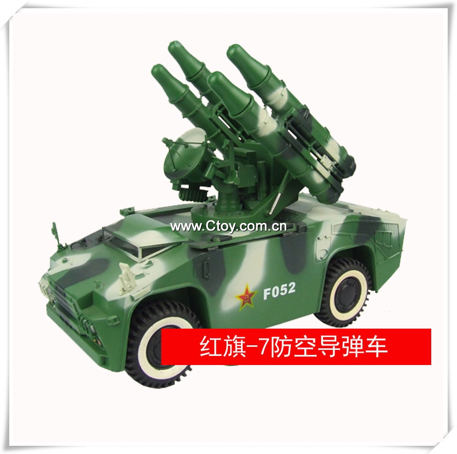 军之旅 红旗7防空导弹车模型 军事仿真模型 军事礼品