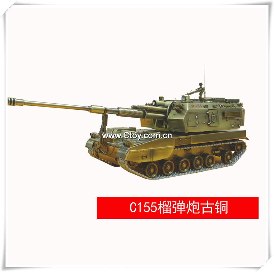 军之旅 C155榴弹炮模型 军事仿真模型商务礼品定制批发厂家