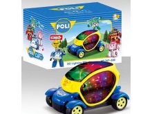 POLI救援队3D灯光电动概念车(带音乐)批发