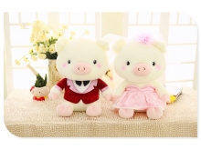 可爱猪宝宝毛绒玩具小猪娃娃毛绒玩具小猪麦兜猪