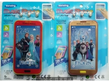 新款三星S6冰雪奇緣音樂玩具手機二色混裝批發