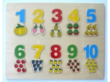 水果数字拼图