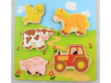 图版农场拼图,婴幼儿拼图,儿童玩具拼图