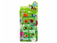 可爱卡通造型昆虫动物创意玩具印章文具礼品套