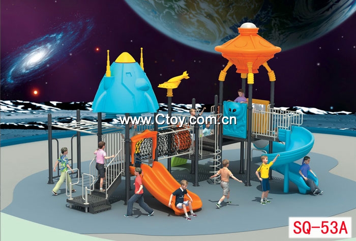 青岛双桥教育幼儿园玩具儿童组合滑梯SQ-53A